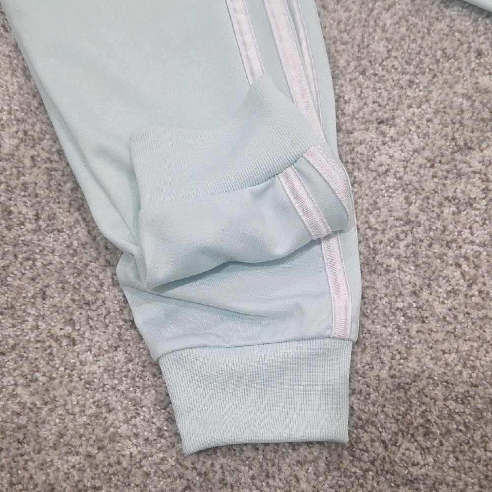 Adidas Pastel Blue Tracksuit with White Stripes - Picture 4 of 8